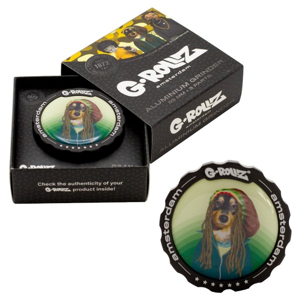 G-Rollz | Pets Rock 'Reggae' 3part Grinder - 53mm