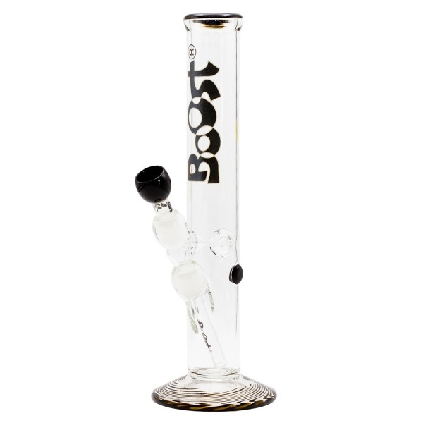 Boost | Cane Glass Bong Black – H: 38cm | Ø: 50mm | Socket: 18.8mm | WT: 5mm