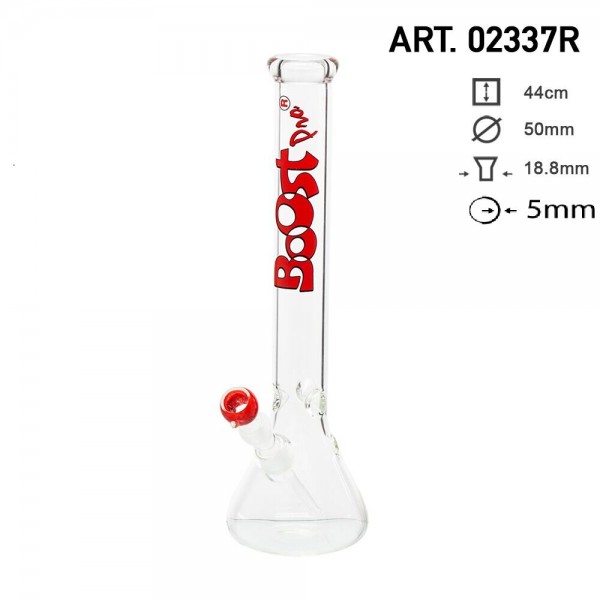 Boost | Beaker Glasbong – H:44cm | Ø:50mm | Sockel:18.8mm | WT:5mm