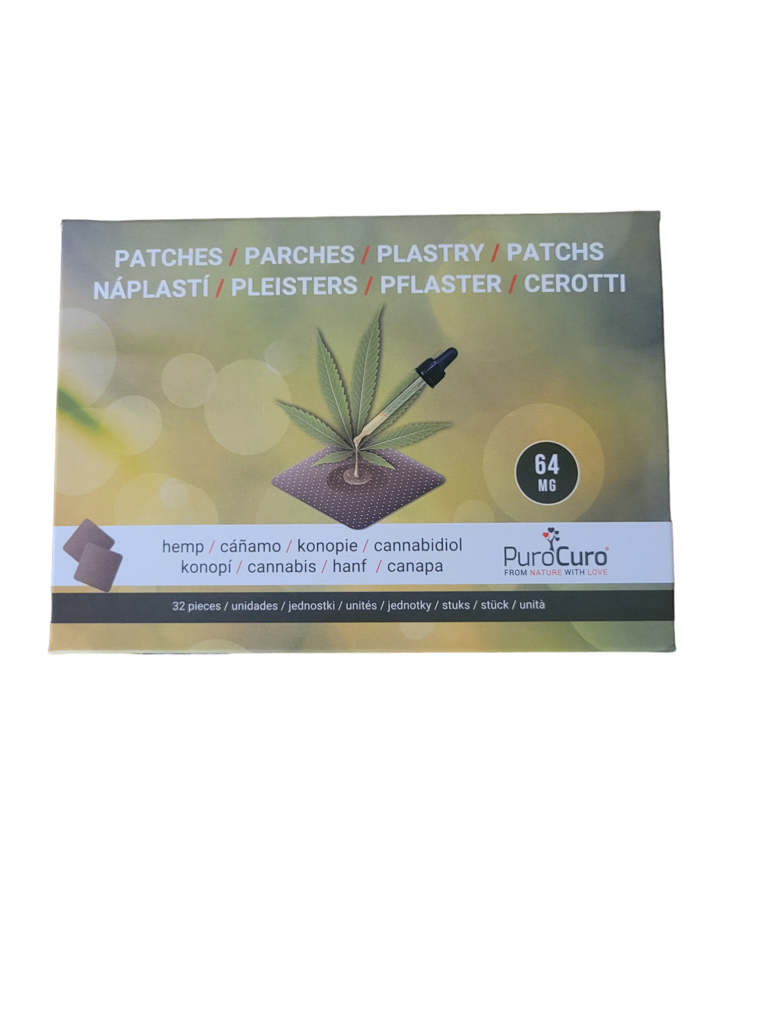 PuroCuro Hanf CBD Pflaster 64 mg